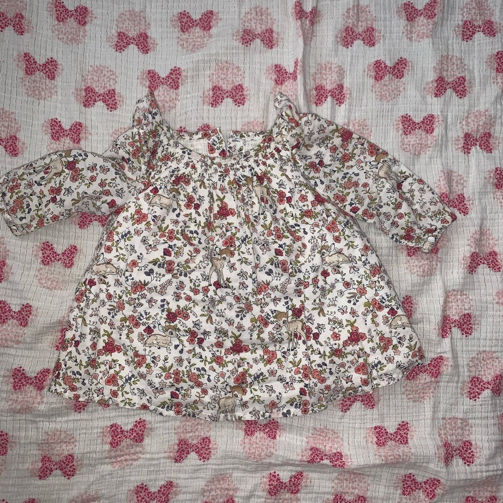 Disney Baby Gap Bambi Dress 0-3 Months